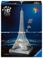 3D Puzzle Eifelturm mit Licht