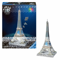 3D Puzzle Eifelturm mit Licht
