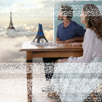 3D Puzzle Eifelturm mit Licht