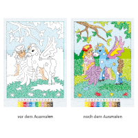 Creart Malen nach Zahlen Elfen und Feen im Zauberwald