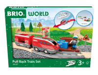 Pull back train set