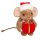 Weihnachtsmaus mit Geschenk 11 cm