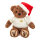 Weihnachtsteddy mit Pullover 30 cm