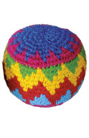 Bunter Ball geh&auml;kelt