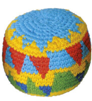 Bunter Ball geh&auml;kelt