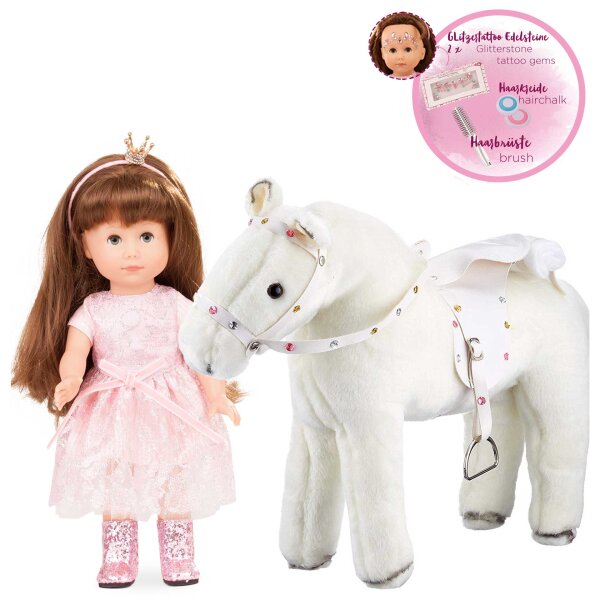 Reitspass mit weissem Blitz