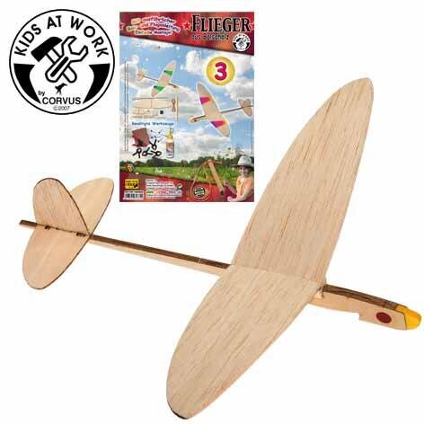Flieger aus Basalholz
