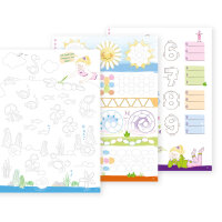 Kreativmalbuch mit Fingerstempeln