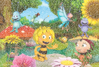 Puzzle Biene Maja 2x12