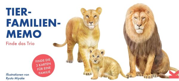 Tier-Familien-Memory