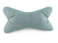 Leseknochen Streifen azurblau