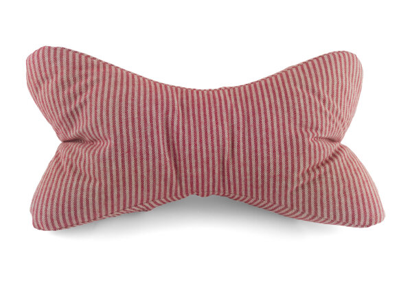 Lesekncohen Streifen weinrot