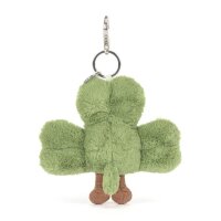 Amuseables Siofra Shamrock Bag charm/ Kleeblatt Anh&auml;nger