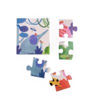 Puzzle Les toupitis Lajungle arc-en-ciel (24 pcs)
