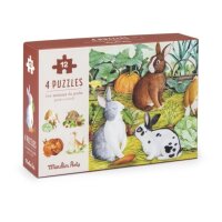 Puzzle Le jardin Moulin (4  x 12 pcs)