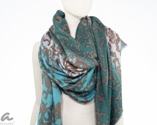 Schal 1 x 2 m Wolle-Seide