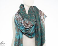 Schal 1 x 2 m Wolle-Seide