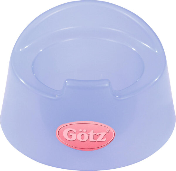 T&ouml;pfchen transparent blau