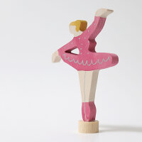 Steckfigur Geburtstagskranz Ballerina