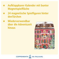 Mein buntes Weihnachtshaus Magnetadventskalender