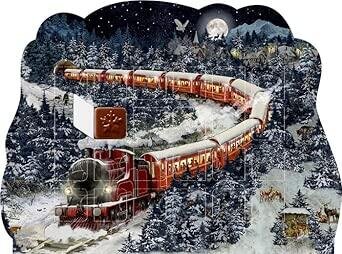 Adventskalender mit Schokolade