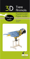 Papiermodell Papagei