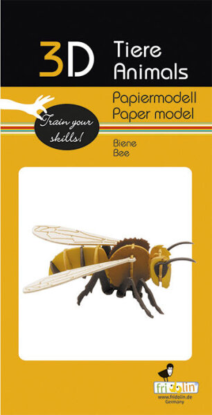 Papiermodell Biene