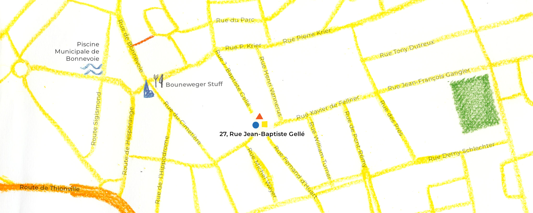 Ars Libri Filiale Bonnevoie Stadtplan